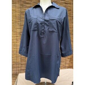 Royal Robbins Womens S Expedition Pro 3/4 Shirt Outdoors Navy